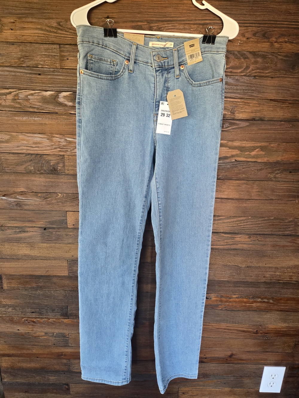 Levi's Light Blue Straight Leg Women's Jeans